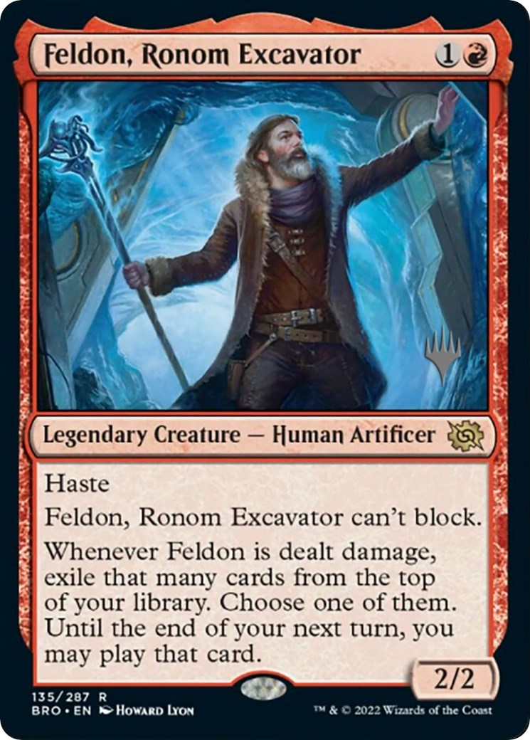 Feldon, Ronom Excavator (Promo Pack) [The Brothers' War Promos] | Nerdhalla Games