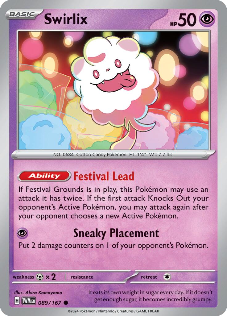 Swirlix (089/167) [Scarlet & Violet: Twilight Masquerade] | Nerdhalla Games