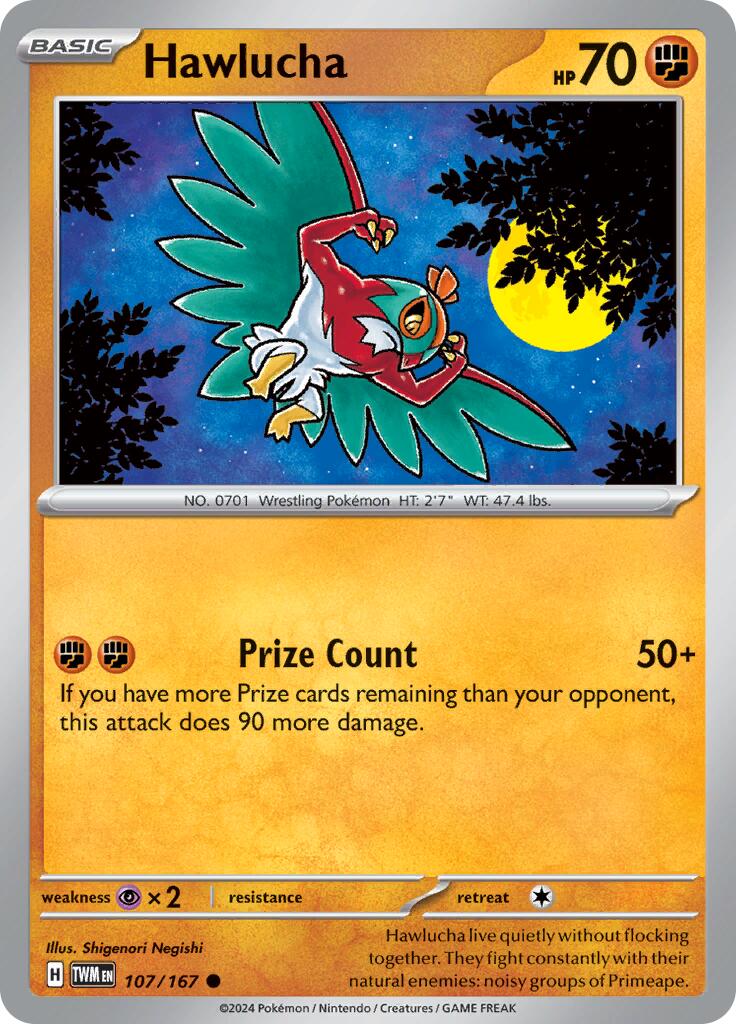 Hawlucha (107/167) [Scarlet & Violet: Twilight Masquerade] | Nerdhalla Games