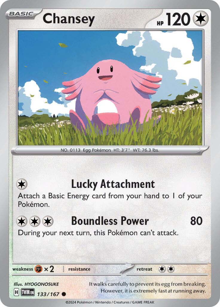 Chansey (133/167) [Scarlet & Violet: Twilight Masquerade] | Nerdhalla Games