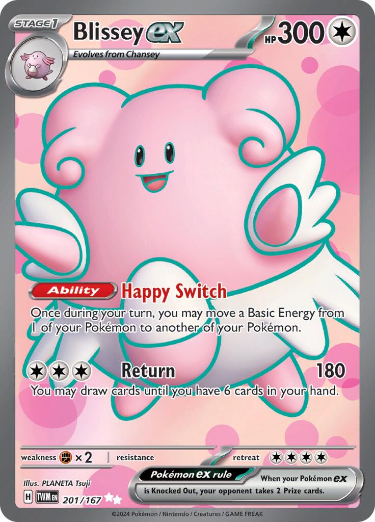 Blissey ex (201/167) [Scarlet & Violet: Twilight Masquerade] | Nerdhalla Games