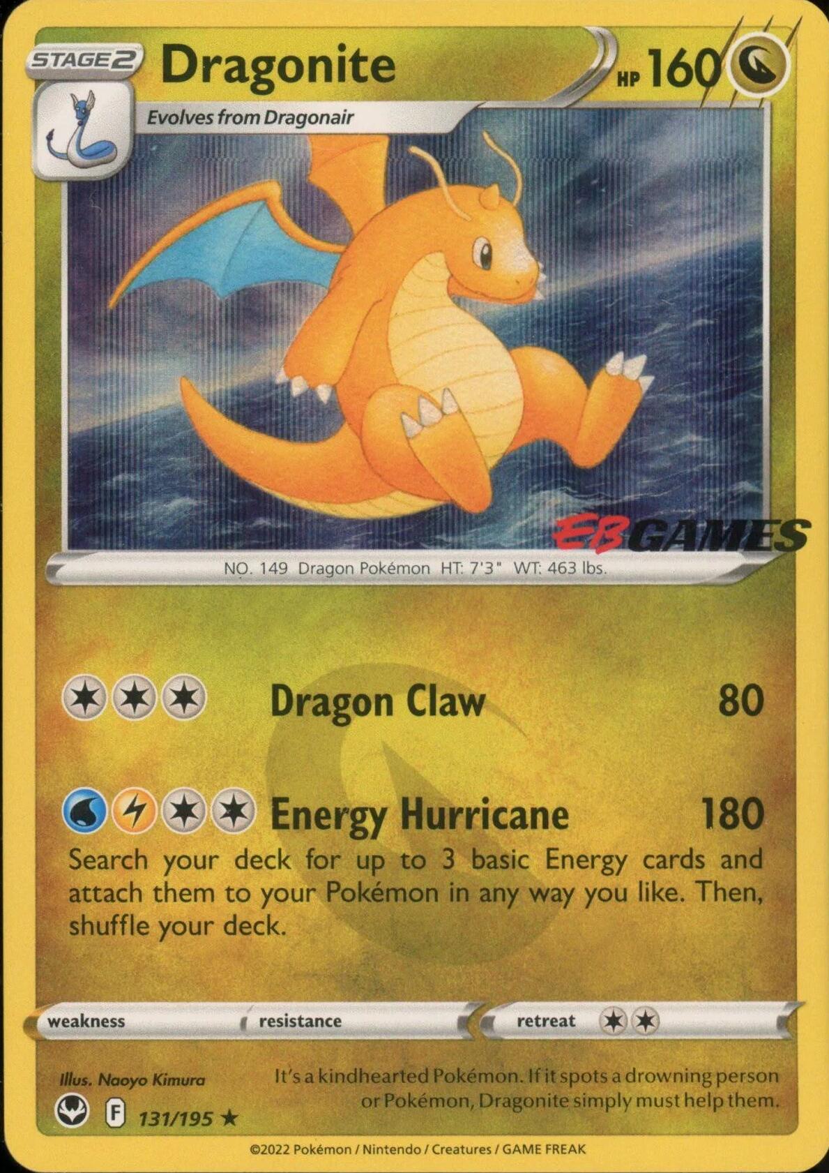 Dragonite (131/195) (EB Games Exclusive) [Miscellaneous Cards] | Nerdhalla Games