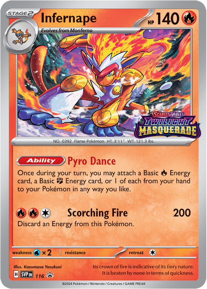 Infernape (116) [Scarlet & Violet: Black Star Promos] | Nerdhalla Games