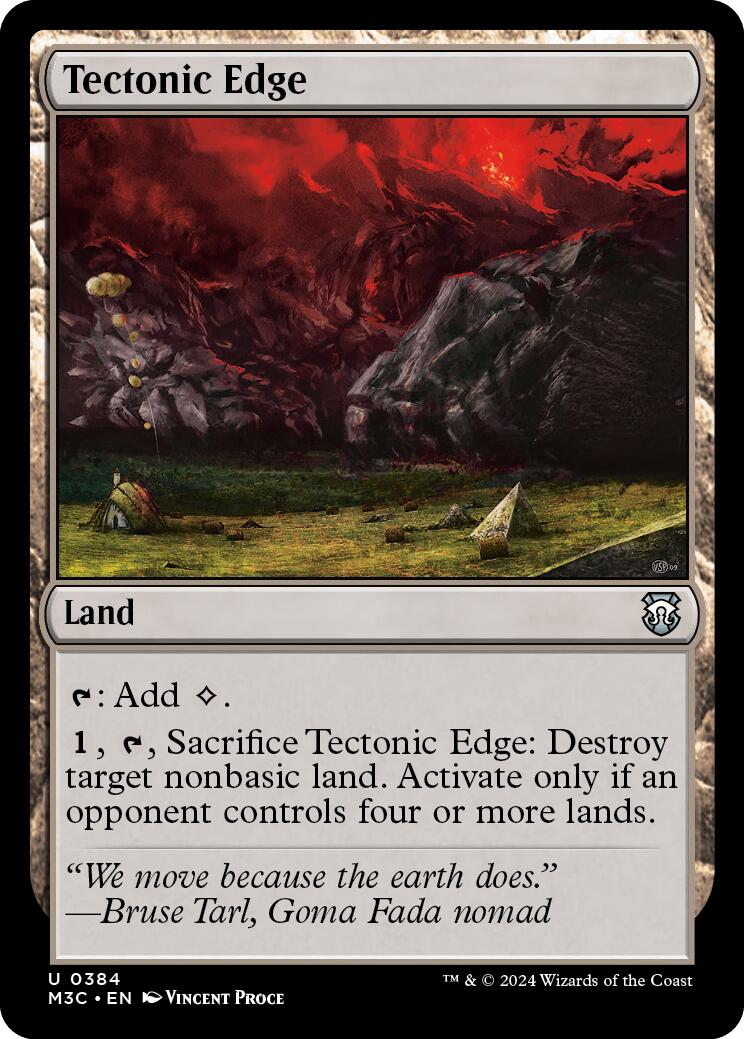 Tectonic Edge [Modern Horizons 3 Commander] | Nerdhalla Games