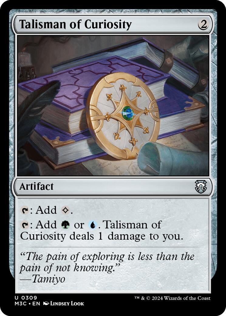 Talisman of Curiosity [Modern Horizons 3 Commander] | Nerdhalla Games