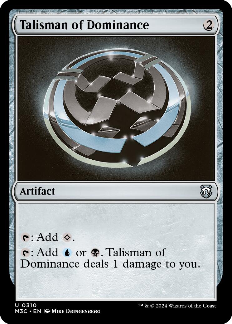 Talisman of Dominance [Modern Horizons 3 Commander] | Nerdhalla Games