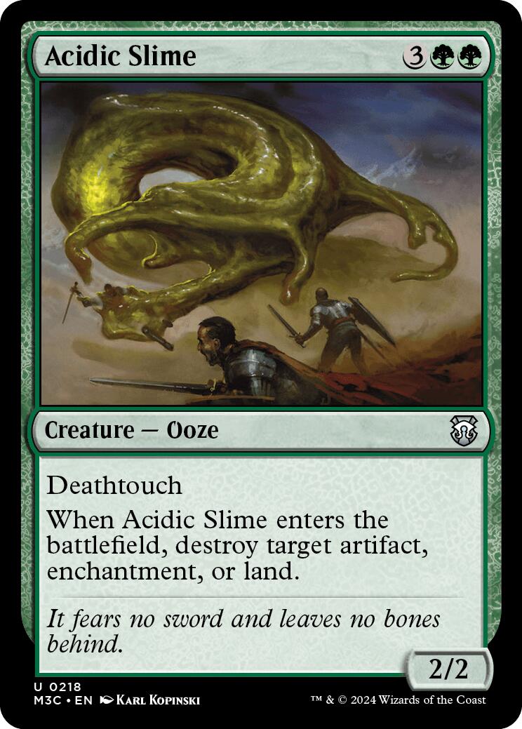 Acidic Slime [Modern Horizons 3 Commander] | Nerdhalla Games