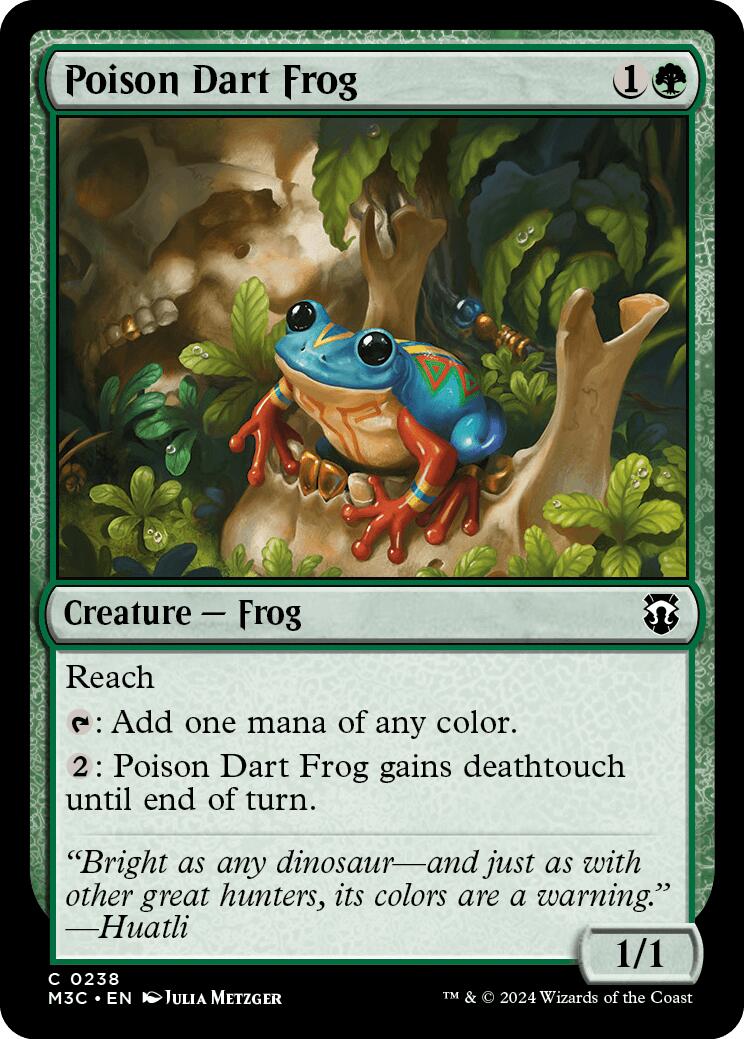 Poison Dart Frog [Modern Horizons 3 Commander] | Nerdhalla Games