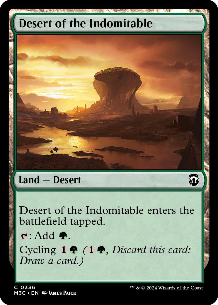 Desert of the Indomitable [Modern Horizons 3 Commander] | Nerdhalla Games