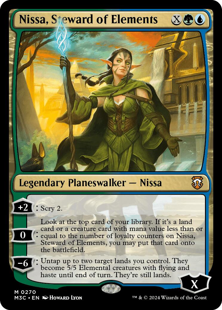 Nissa, Steward of Elements [Modern Horizons 3 Commander] | Nerdhalla Games