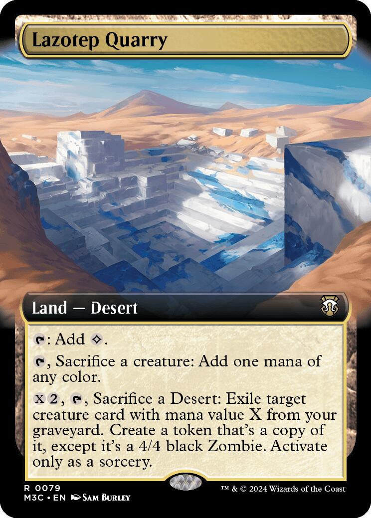 Lazotep Quarry (Extended Art) (Ripple Foil) [Modern Horizons 3 Commander] | Nerdhalla Games