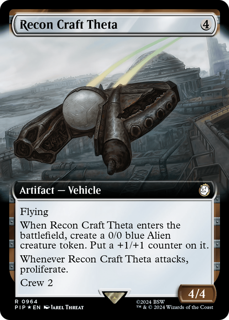 Recon Craft Theta (Extended Art) (Surge Foil) [Fallout] | Nerdhalla Games