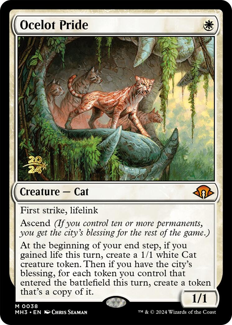 Ocelot Pride [Modern Horizons 3 Prerelease Promos] | Nerdhalla Games