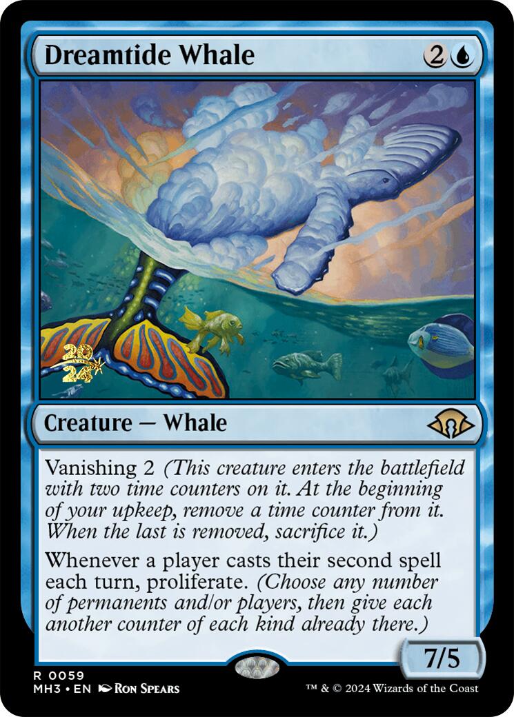 Dreamtide Whale [Modern Horizons 3 Prerelease Promos] | Nerdhalla Games