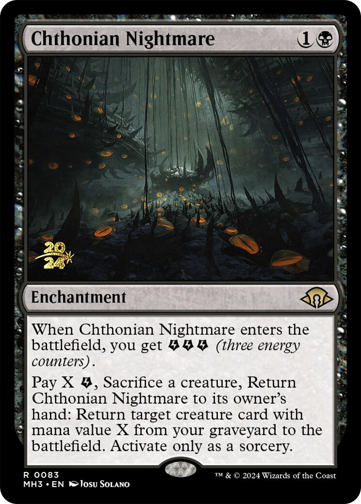 Chthonian Nightmare [Modern Horizons 3 Prerelease Promos] | Nerdhalla Games