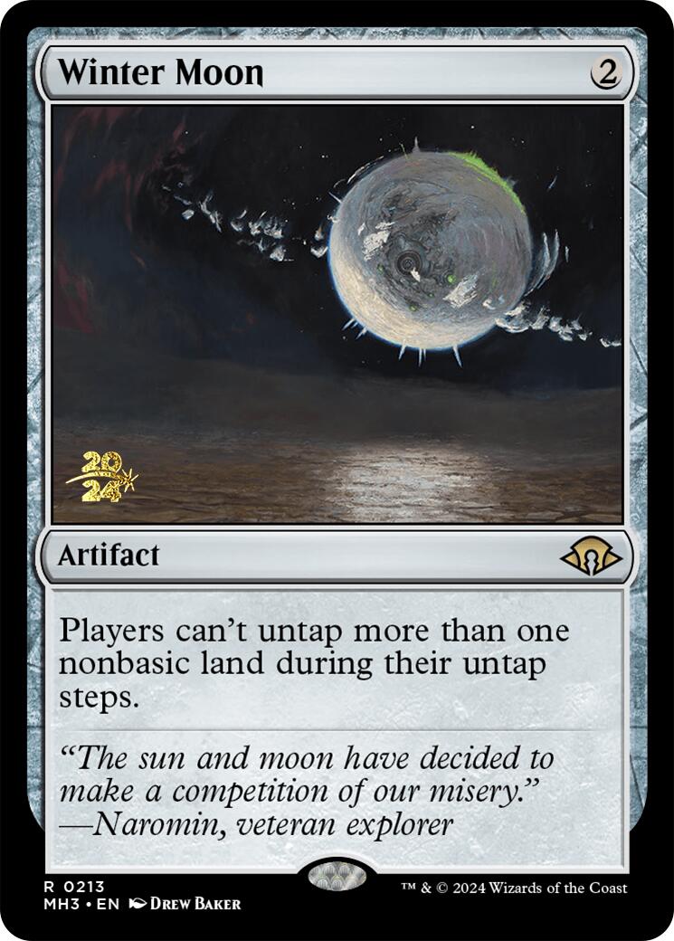 Winter Moon [Modern Horizons 3 Prerelease Promos] | Nerdhalla Games