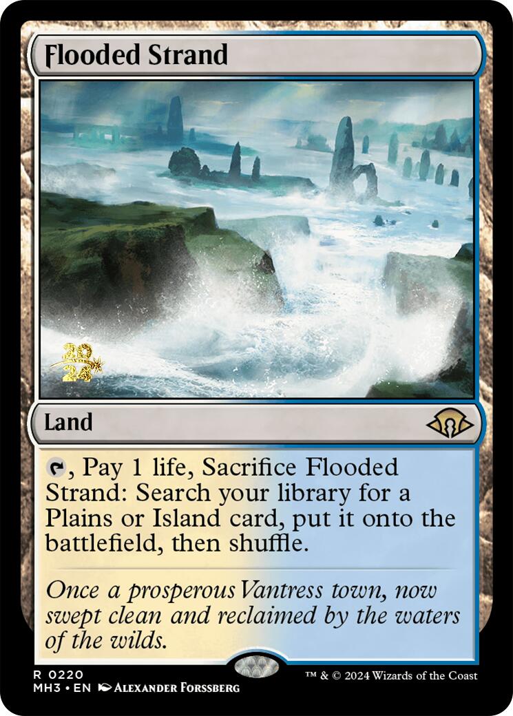 Flooded Strand [Modern Horizons 3 Prerelease Promos] | Nerdhalla Games