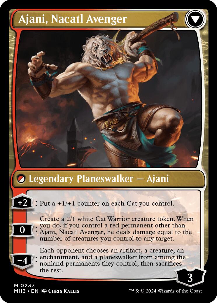 Ajani, Nacatl Pariah [Modern Horizons 3 Prerelease Promos] | Nerdhalla Games