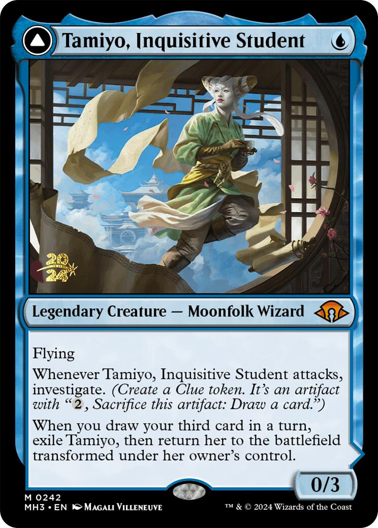 Tamiyo, Inquisitive Student [Modern Horizons 3 Prerelease Promos] | Nerdhalla Games