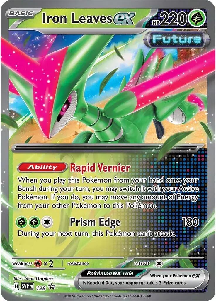 Iron Leaves ex (128) [Scarlet & Violet: Black Star Promos] | Nerdhalla Games