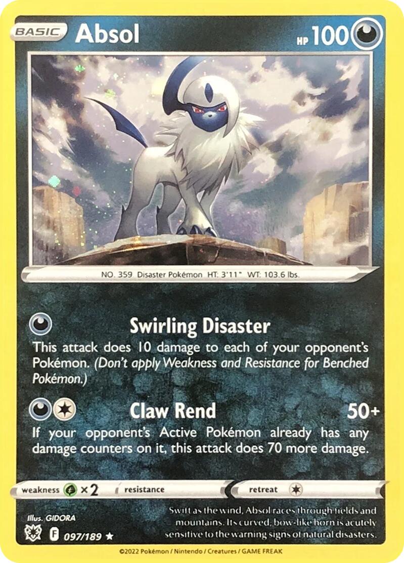 Absol (097/189) (Cosmos Holo) [Miscellaneous Cards] | Nerdhalla Games