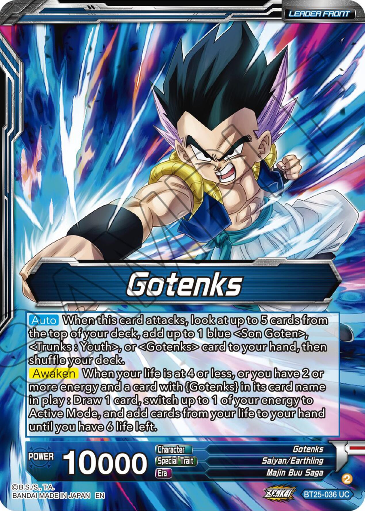 Gotenks // SS3 Gotenks, Power of the Strongest Rookie (BT25-036) [Legend of the Dragon Balls] | Nerdhalla Games