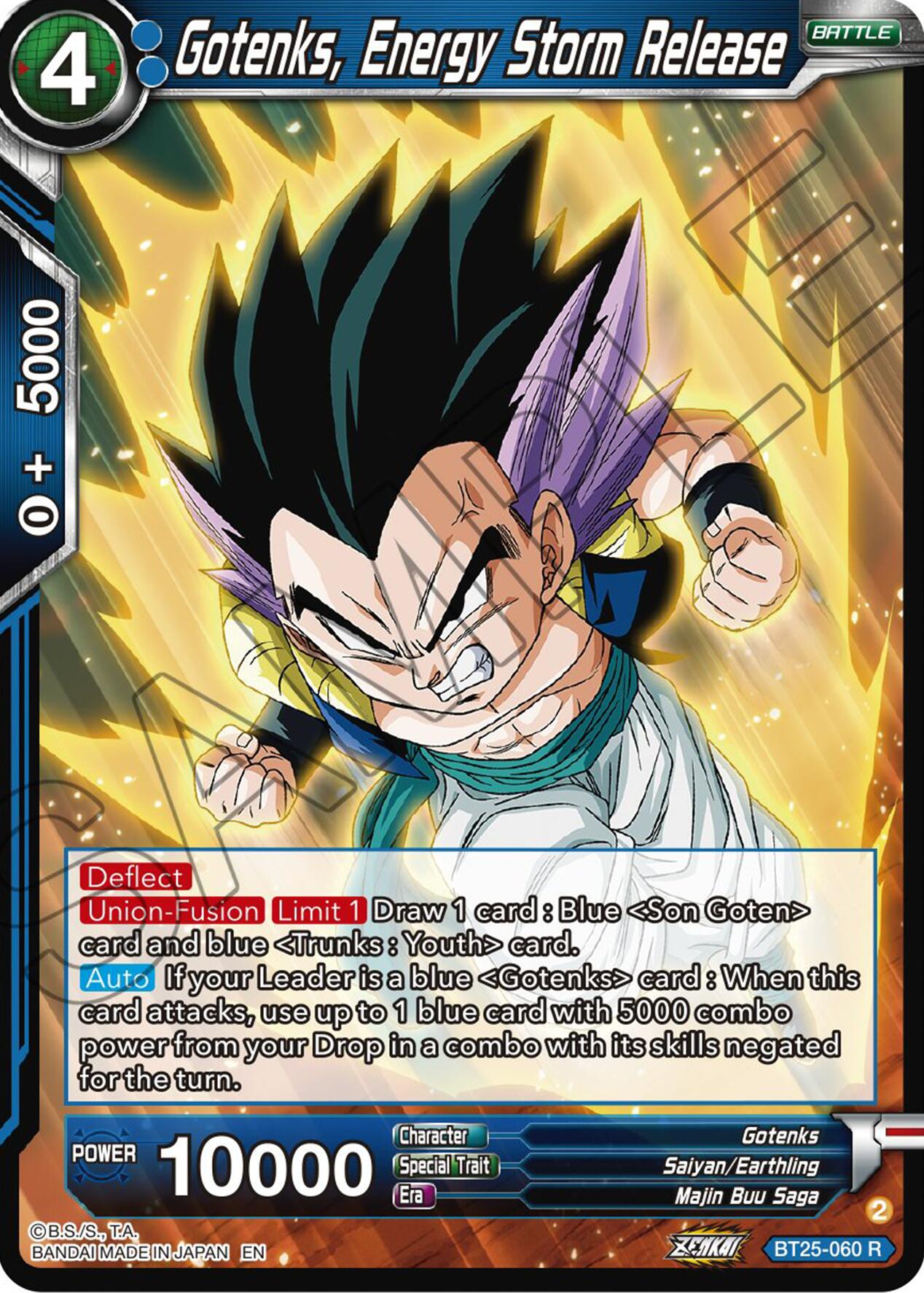 Gotenks, Energy Storm Release (BT25-060) [Legend of the Dragon Balls] | Nerdhalla Games