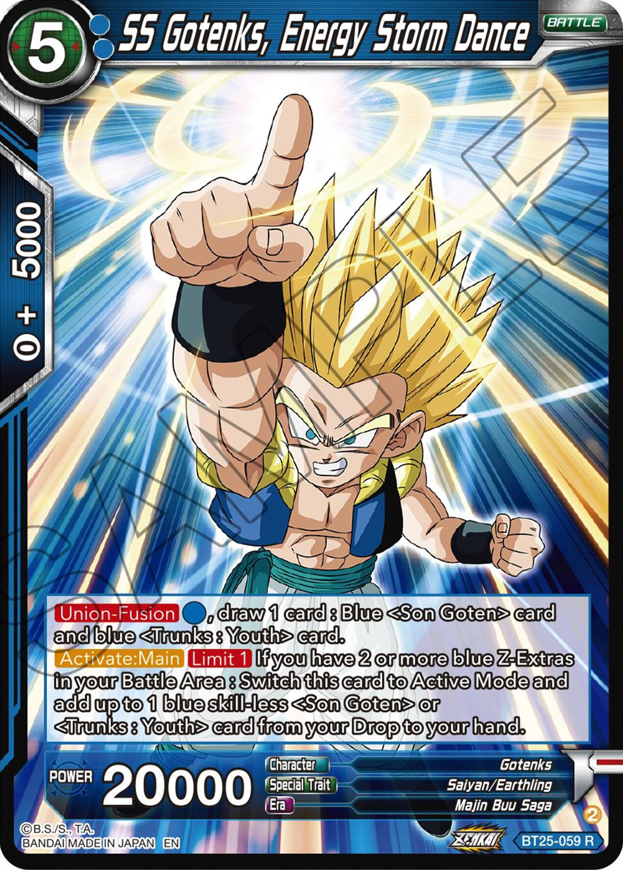 SS Gotenks, Energy Storm Dance (BT25-059) [Legend of the Dragon Balls] | Nerdhalla Games