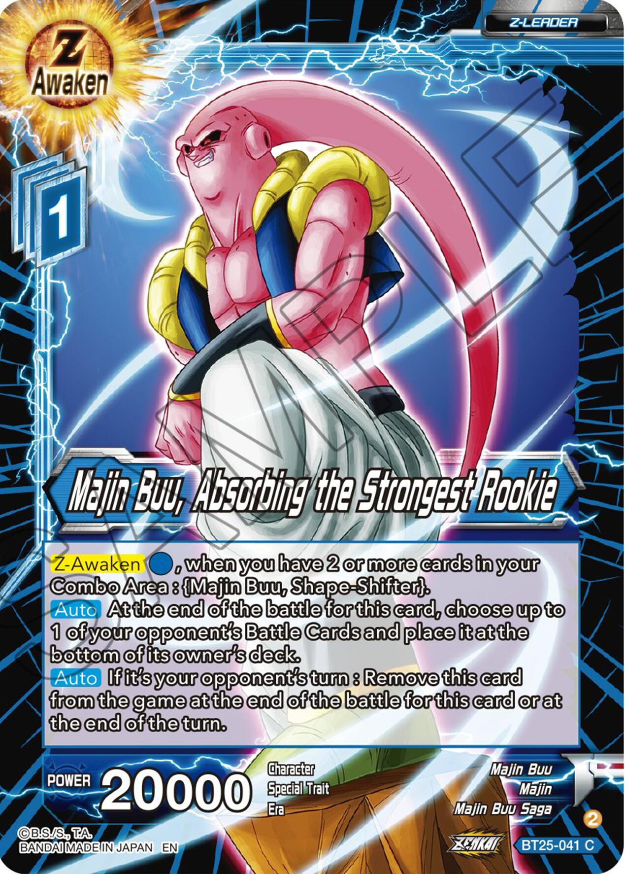 Majin Buu, Absorbing the Strongest Rookie (BT25-041) [Legend of the Dragon Balls] | Nerdhalla Games