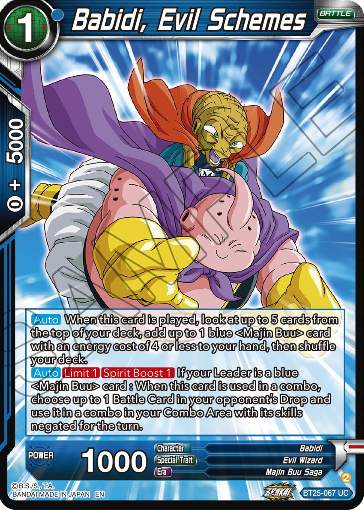 Babidi, Evil Schemes (BT25-067) [Legend of the Dragon Balls] | Nerdhalla Games