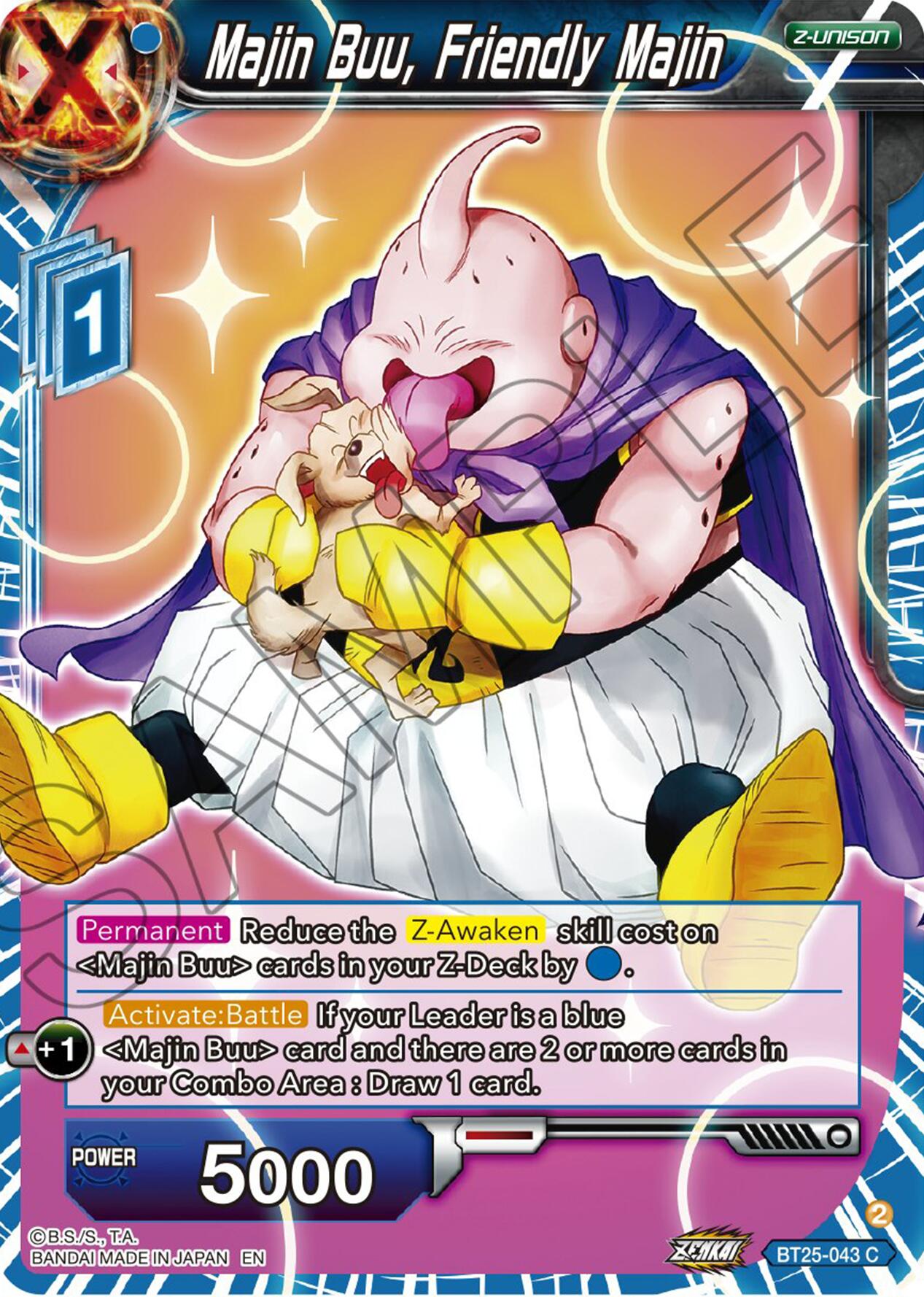 Majin Buu, Friendly Majin (BT25-043) [Legend of the Dragon Balls] | Nerdhalla Games