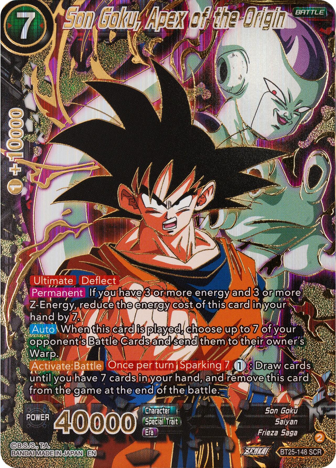 Son Goku, Apex of the Origin (BT25-148) [Legend of the Dragon Balls] | Nerdhalla Games