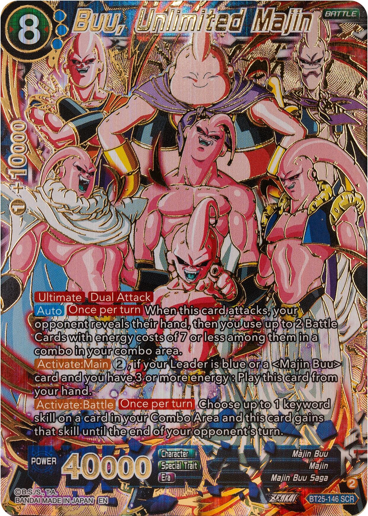 Buu, Unlimited Majin (BT25-146) [Legend of the Dragon Balls] | Nerdhalla Games