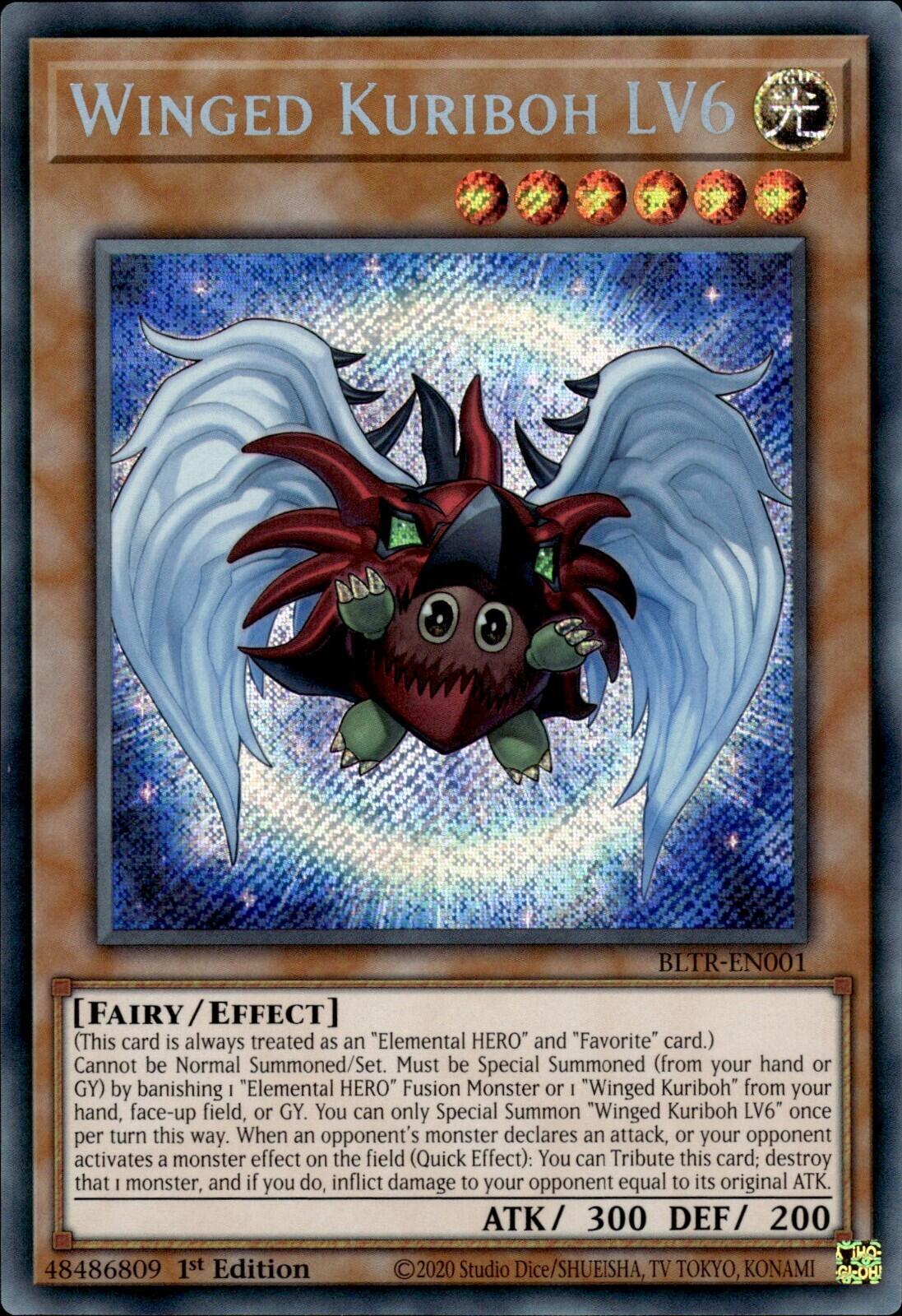 Winged Kuriboh LV6 [BLTR-EN001] Secret Rare | Nerdhalla Games