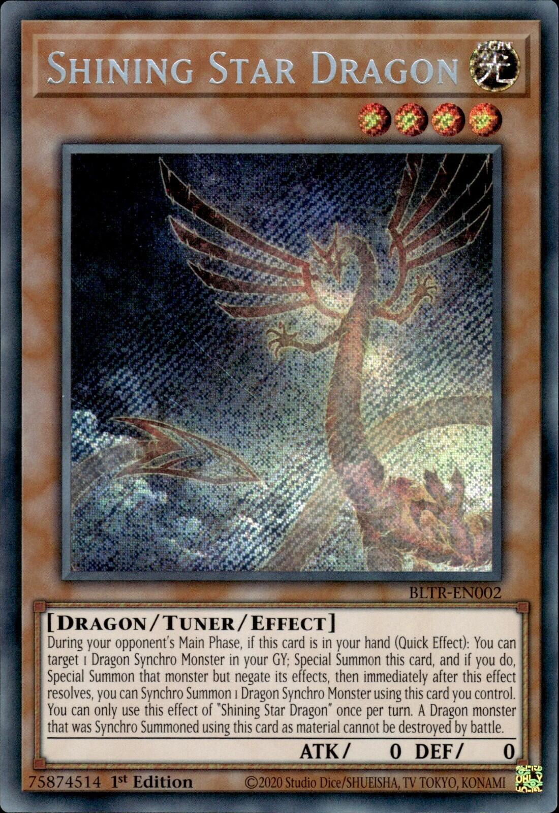 Shining Star Dragon [BLTR-EN002] Secret Rare | Nerdhalla Games