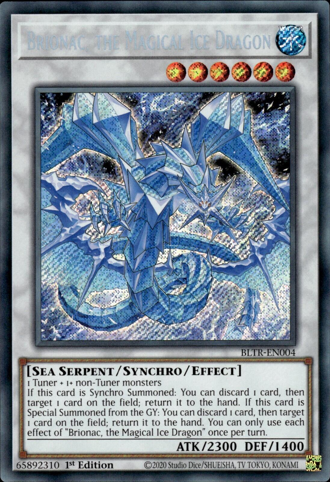 Brionac, the Magical Ice Dragon [BLTR-EN004] Secret Rare | Nerdhalla Games