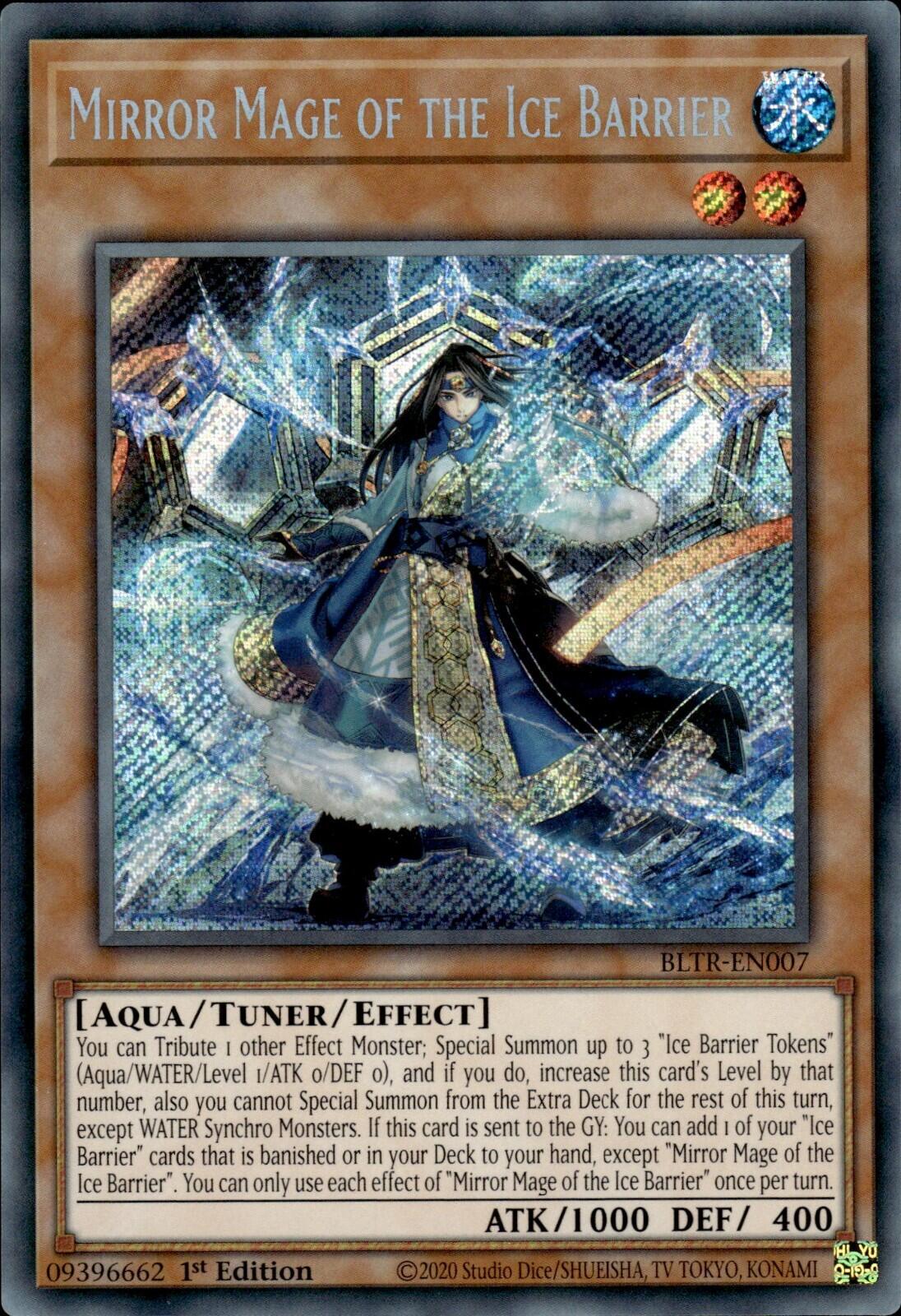 Mirror Mage of the Ice Barrier [BLTR-EN007] Secret Rare | Nerdhalla Games