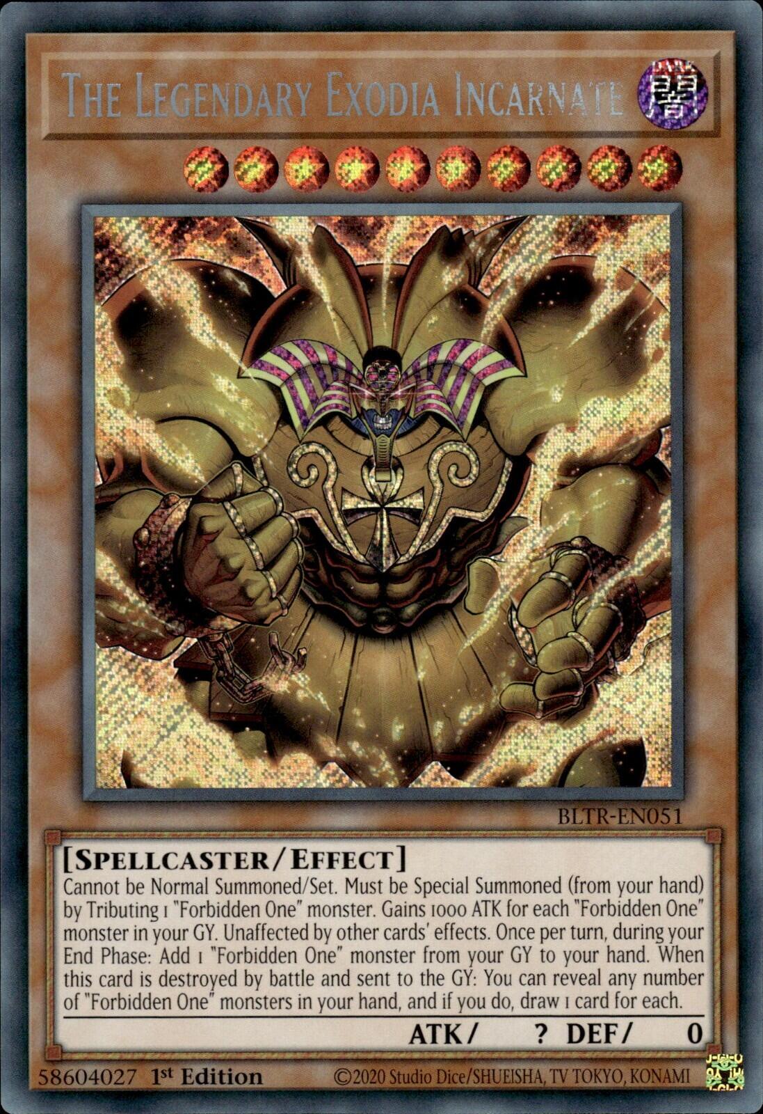 The Legendary Exodia Incarnate [BLTR-EN051] Secret Rare | Nerdhalla Games