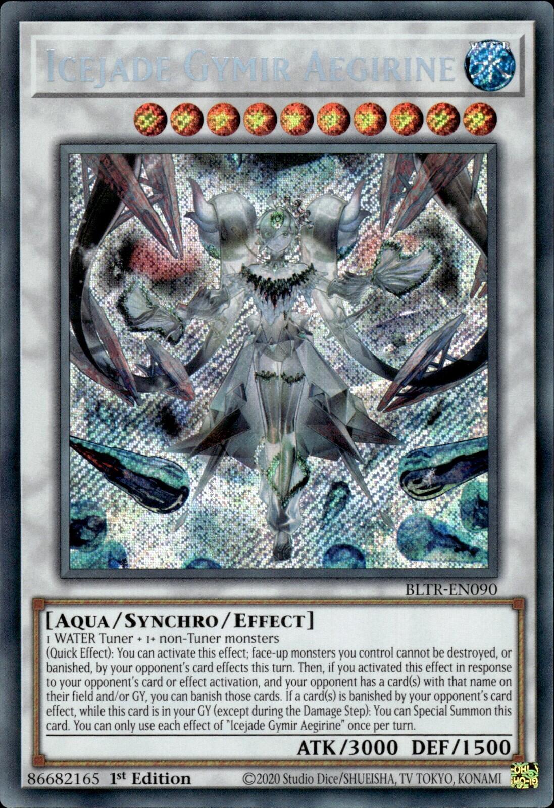 Icejade Gymir Aegirine [BLTR-EN090] Secret Rare | Nerdhalla Games