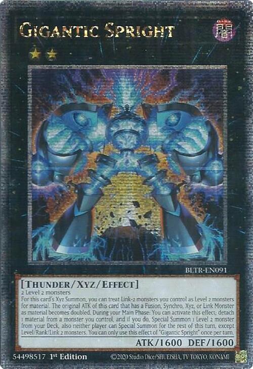 Gigantic Spright (Quarter Century Secret Rare) [BLTR-EN091] Quarter Century Secret Rare | Nerdhalla Games