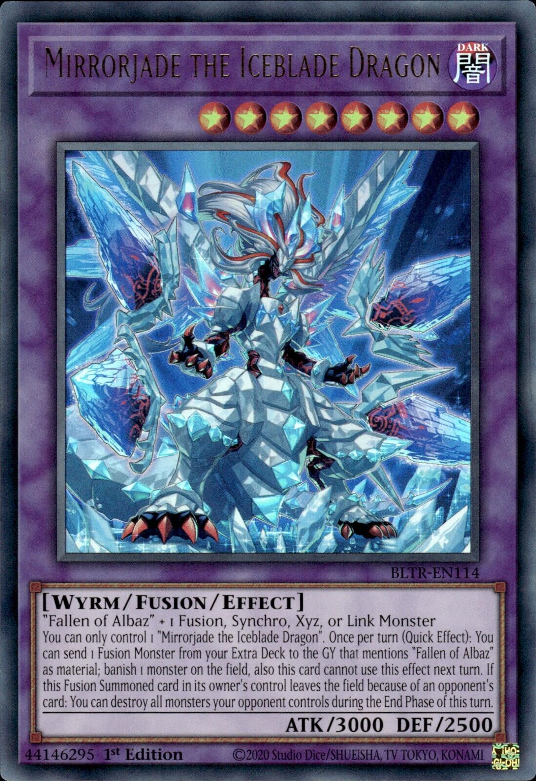 Mirrorjade the Iceblade Dragon [BLTR-EN114] Ultra Rare | Nerdhalla Games