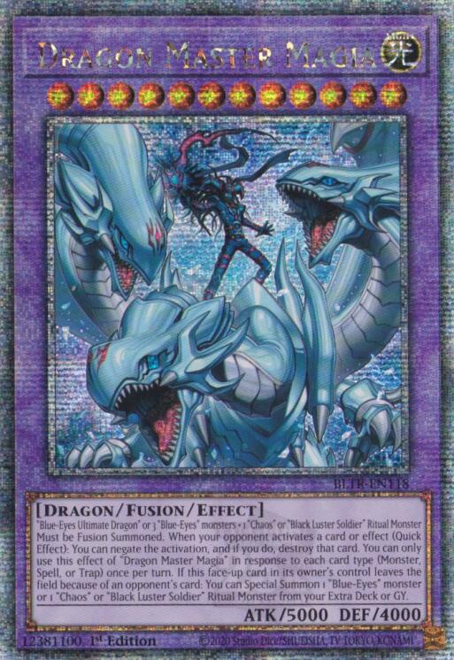 Dragon Master Magia (Quarter Century Secret Rare) [BLTR-EN118] Quarter Century Secret Rare | Nerdhalla Games