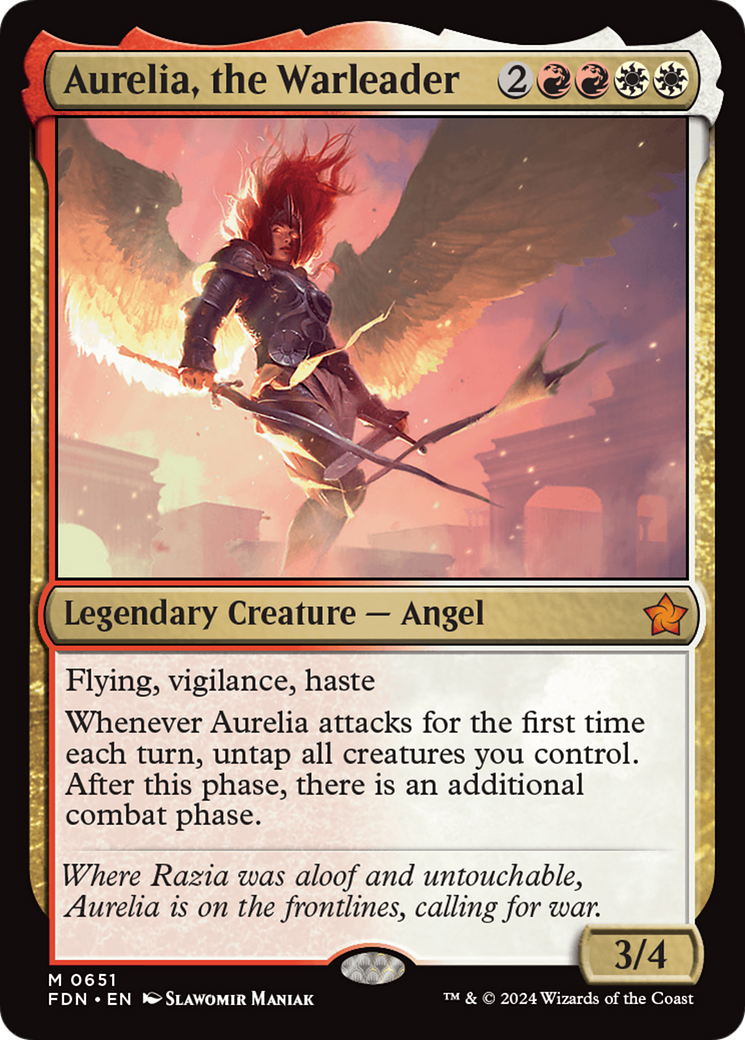 Aurelia, the Warleader [Foundations] | Nerdhalla Games