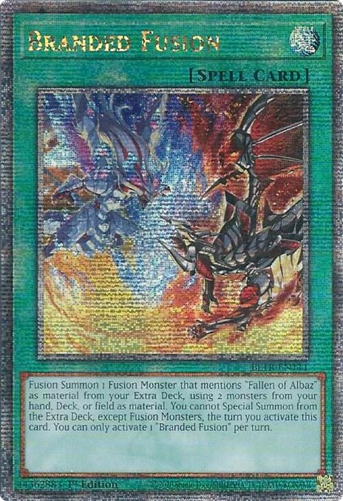 Branded Fusion (Quarter Century Secret Rare) [BLTR-EN111] Quarter Century Secret Rare | Nerdhalla Games