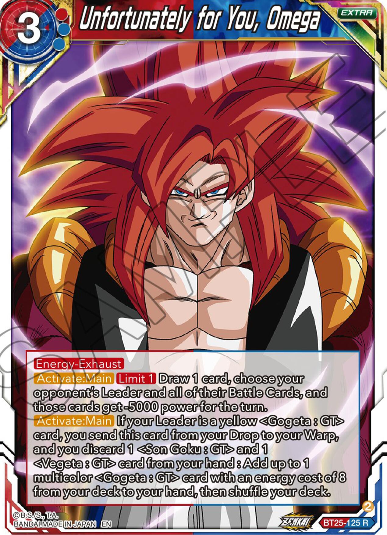 Unfortunately for You, Omega (BT25-125) [Legend of the Dragon Balls] | Nerdhalla Games