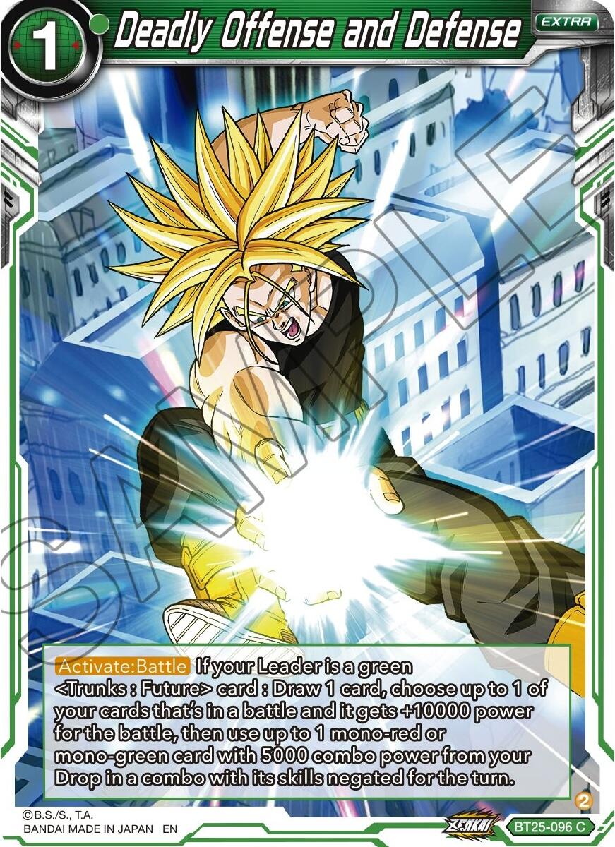 Deadly Offense and Defense (BT25-096) [Legend of the Dragon Balls] | Nerdhalla Games