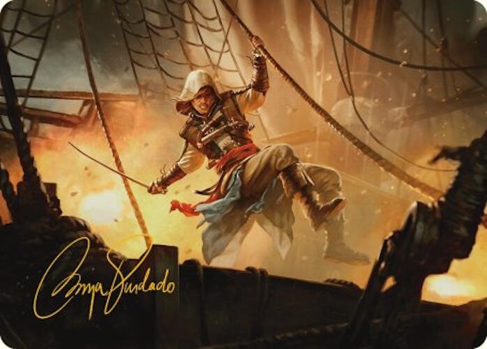 Edward Kenway Art Card (Gold-Stamped Signature) [Assassin's Creed Art Series] | Nerdhalla Games