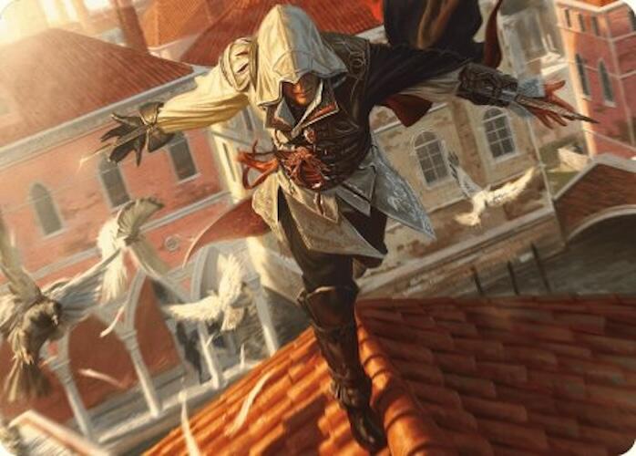 Ezio, Blade of Vengeance Art Card [Assassin's Creed Art Series] | Nerdhalla Games