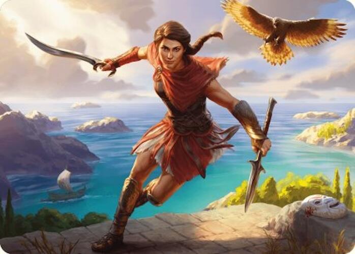 Kassandra, Eagle Bearer Art Card [Assassin's Creed Art Series] | Nerdhalla Games