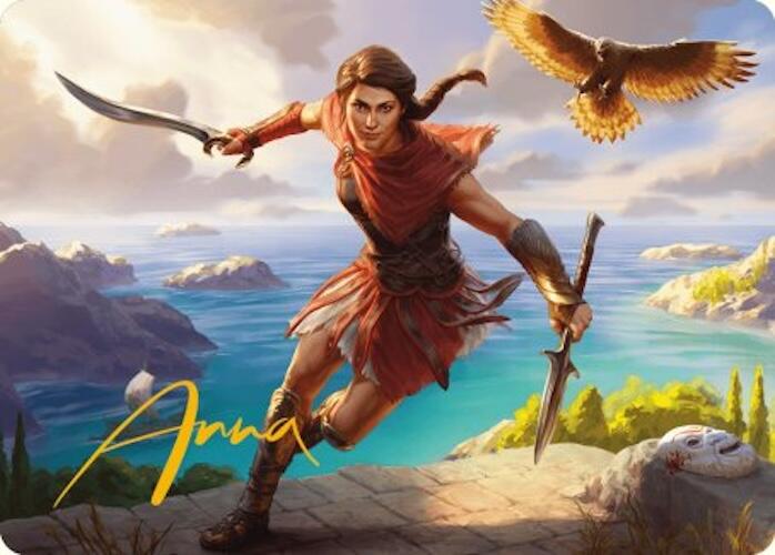 Kassandra, Eagle Bearer Art Card (Gold-Stamped Signature) [Assassin's Creed Art Series] | Nerdhalla Games